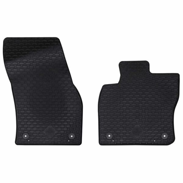 vidaXL Alfombrilla de Coche 2 pcs Negro Adecuado para VW CADDY 2020-