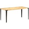 vidaXL Mesa de comedor de madera maciza de mango 160x80x76 cm