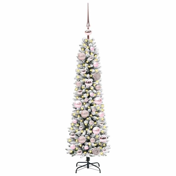 vidaXL Árbol de Navidad artificial con 150 LED verde y 120 cm