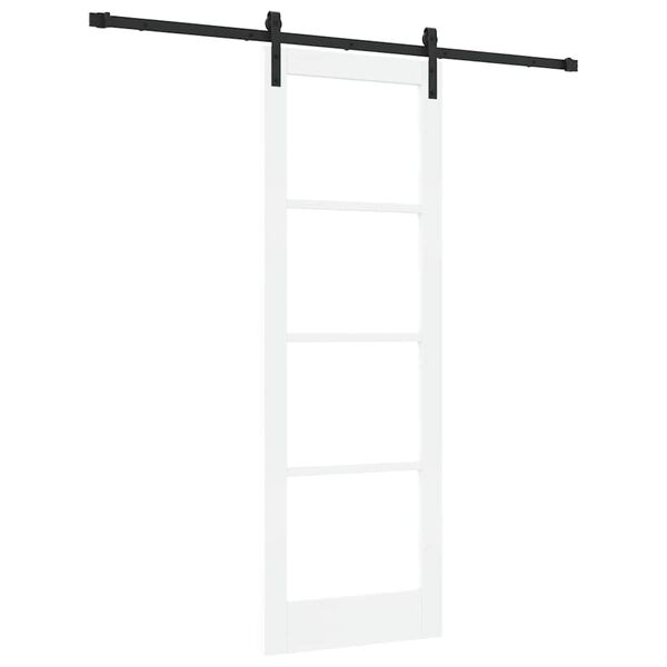 vidaXL Puerta Corredera ORKDAL y Negro 73,5 x 211 cm