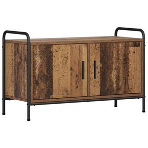 vidaXL Mueble de TV 79,5 x 33 x 50 cm Madera envejecida