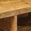 vidaXL Mueble de TV de pared madera maciza de mango rugosa 60x30x19 cm