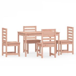 vidaXL Juego de comedor para jard&iacute;n 5 pzas madera maciza Douglas