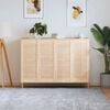 vidaXL Puerta de armario de lamas 4 uds madera de pino 99,3x39,4 cm