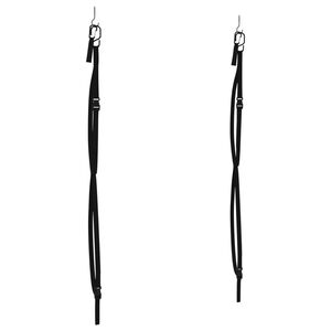 vidaXL Correas de almacenamiento de kayak dobles y clips de remo 50 kg