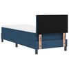 vidaXL Cama tipo Box Spring con colch&oacute;n con LED Azul 80 x 200 cm tela