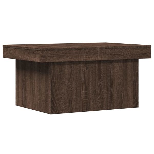 vidaXL Mesa de centro madera de ingenier&iacute;a marr&oacute;n roble 100x55x40 cm