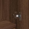 vidaXL Armario con caj&oacute;n de roble marr&oacute;n 55,5x34x119,5 cm