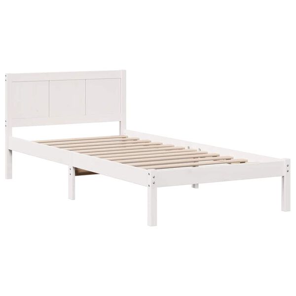 vidaXL Estructura de cama 80 x 200 cm Madera maciza de Pino