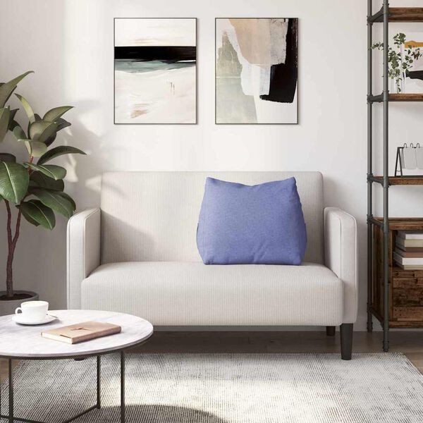 vidaXL Coj&iacute;n de Espalda Azul jeans 60 x 20 x 50 cm tela