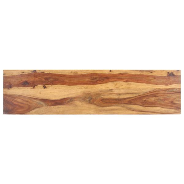 vidaXL Mesa consola de madera maciza de sheesham 140x35x76 cm