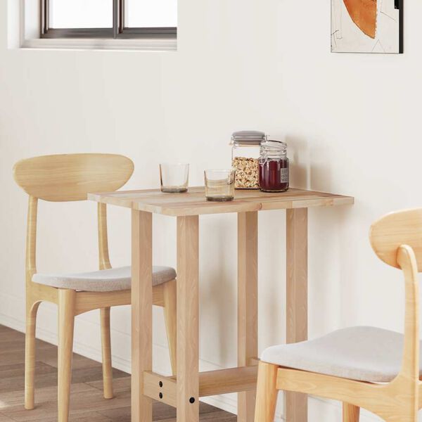 vidaXL Tablero de mesa rectangular madera maciza acacia 60x50x2 cm