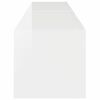 vidaXL Mueble de TV Montado en la Pared 2 pcs Brillante
