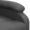 vidaXL Sill&oacute;n elevable tela gris oscuro