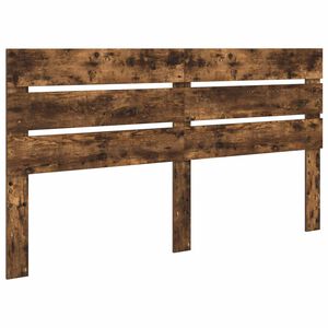 vidaXL Cabecero Roble ahumado Madera de ingenier&iacute;a