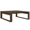 vidaXL Mesa de centro madera de ingenier&iacute;a marr&oacute;n roble 100x100x35 cm
