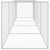 vidaXL Gallinero con techo acero galvanizado antracita 403x98x90 cm