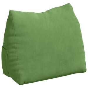 vidaXL Coj&iacute;n de Espalda Verde claro 45 x 20 x 35 cm Tela de pana