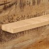 vidaXL Espejo con estantes madera maciza de mango y vidrio 80x8x55 cm