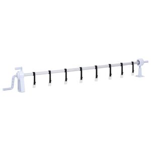 vidaXL Enrollacobertor de piscina con base de pl&aacute;stico