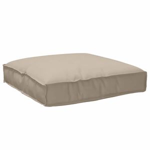 vidaXL Coj&iacute;n Tela Oxford Taup&eacute; 80 x 80 x 12 cm