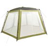 vidaXL Carpa para piscina de tela verde 590x520x250 cm