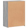 vidaXL Armario archivador madera ingenier&iacute;a gris Sonoma 60x32x77,5 cm