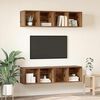vidaXL Conjunto de mueble de TV 4 pcs Madera Vieja 37 x 37 x 72 cm