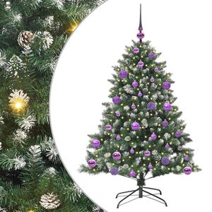 vidaXL &Aacute;rbol de Navidad artificial Verde 120 cm PVC, Pl&aacute;stico y Acero