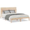 vidaXL Cama extralarga sin colch&oacute;n madera maciza 160x210 cm