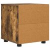vidaXL Gabinete de Ba&ntilde;o Roble ahumado 40,5 x 40 x 44 cm