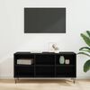 vidaXL Gabinete de TV Roble Negro 103,5 x 30 x 50 cm