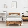 vidaXL Estructura de cama con cabecera Madera Vieja 193 x 95 x 88 cm