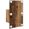 vidaXL Armario de Noche con caj&oacute;n 2 pcs Madera vieja 50 x 32.5 x 80cm