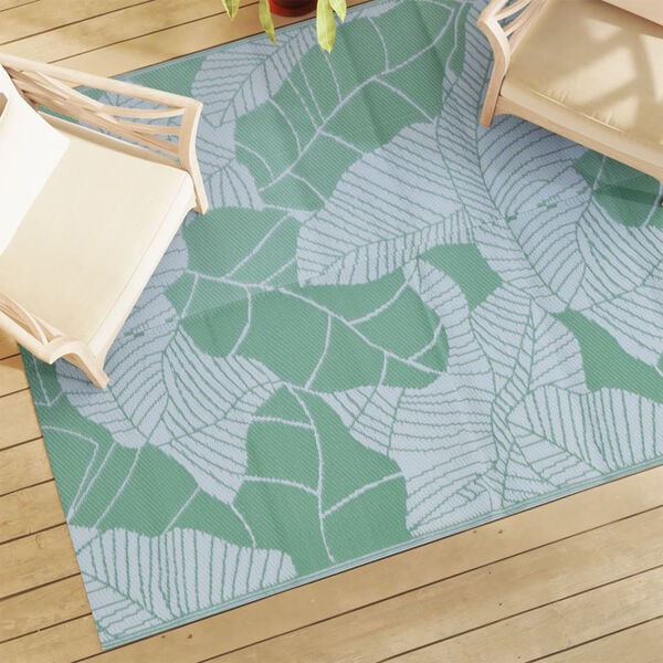 vidaXL Alfombra exterior ARAKIL PP verde 160x230 cm