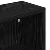 vidaXL Armario de pared para ba&ntilde;o Roble Negro 40 x 16 x 62,5 cm