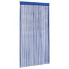vidaXL Cortinas de flecos 2 piezas 140x250 cm azul