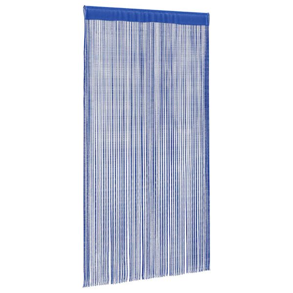vidaXL Cortinas de flecos 2 piezas 140x250 cm azul