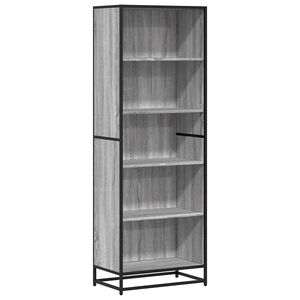vidaXL Estanter&iacute;a de madera de ingenier&iacute;a gris Sonoma 60x35x170,5 cm