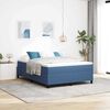 vidaXL Cama tipo Box Spring Azul y 160 x 200 cm Tela de Pana