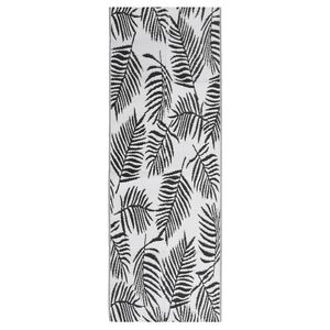 vidaXL Alfombra de exterior ARAKIL negra 80x250 cm PP