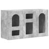 vidaXL Aparador ELST Gris Concreto 100 x 35 x 59 cm