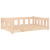 vidaXL Cama para perros madera maciza de pino 95,5x65,5x28 cm