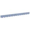 vidaXL Valance de toldo Azul y 580 x 20 cm Lona