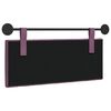 vidaXL Cabecera Colgante Morado 110 x 55 x 7 cm Terciopelo