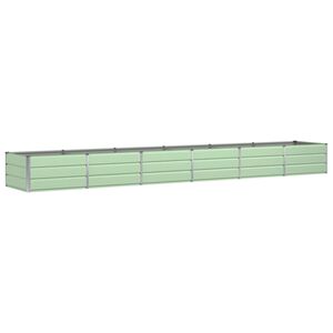 vidaXL Jardinera Verde 480 x 80 x 45 cm Acero