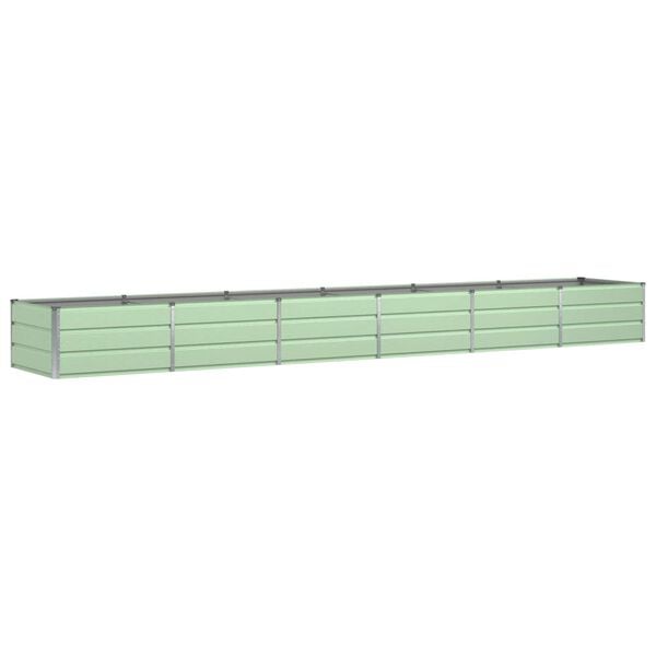 vidaXL Jardinera Verde 480 x 80 x 45 cm Acero