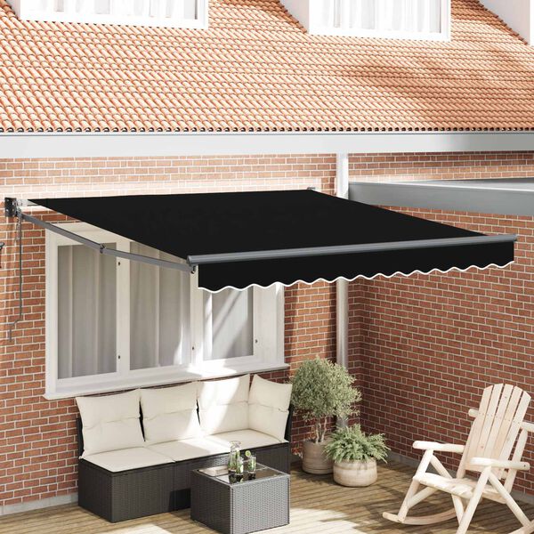 vidaXL Toldo Negro 300 x 250 x 165 cm Poli&eacute;ster
