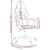 vidaXL Silla gaming giratoria cuero sint&eacute;tico blanco y negro