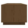 vidaXL Mesa de centro madera maciza de pino marrón miel 110x50x40 cm